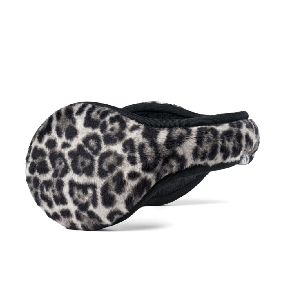 Womens Vail Faux Fur Ear Warmer Snow Leopard NWT